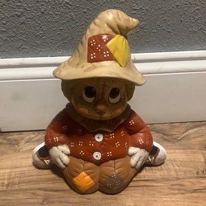 Fall Home decor Vintage thanksgiving Gnome Statue